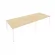 Переговорный стол (2 столешницы) Metal System Б.ПРГ-2.4 Акация/Белый_243411