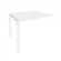 Проходной наборный элемент переговорного стола ONIX O.MP-NPRG-1 Белый Бриллиант_241196