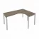 Стол письменный METAL SYSTEM Б.СА-4 Пр Вяз/Серый_237498