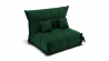 Диван Джаз 800 (ЗР) Цвет фасада: Зеленый; Тип: Прямой; Материал фасада: Металл/Велюр_799142