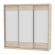 Шкаф-купе B-230х235х60-3(ДСС-D8D8D8)_356496