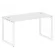 Стол письменный на О-образном м/к METAL SYSTEM БО.СП-3 Белый/Белый_246992