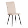 Стул обеденный La Rousse NEW, велюр, бежевый/черный, 7, 45x55x93 см_2718055