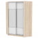 Шкаф-купе YA-230х1400-718-5(ДСС-Белый-D3D3)_346644