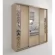 Шкаф-купе 3-х дверный Акцент-Вера ДС 2100х600  Дуб молочный_194726