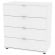 Комод Алиса(K1)856х801х459сторцевойручкой(Белый)_354205