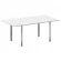 Стол переговорный METAL SYSTEM DIRECT БП.ПРГ-180 Белый_252303