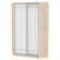 Шкаф-купе YA-230х1250-1(ДСС-Белый-D1D1)_345059