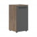 Шкаф-колонка с глухой малой дверью MORRIS TREND MLC 42.1 Антрацит Кария Пальмира_279060