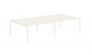 Бенч-система 4-местная EDIS EUWST 3116 Ясень Траун Белый_3634565