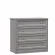 Комод с 4 ящиками Джулия ЛД 695.040.000 Оникс серый_253830