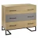 Комод Loft с 3 ящиками Дуб натур/Бетон_185511
