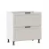 Тумба кухонная 800 с 2 ящиками ЛЮКС (4) Джамис ЛД 296.150.000.094 Белый Кашмир_255048