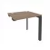 Стол-приставка на П-образном м/к к опорным элементам ONIX O.MP-SPR-0.7 Дуб Аризона/Антрацит_240870