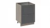 Шкаф напольный с 2-мя ящиками Одри Н2Я(Т)_72-60_2Я Дуб Сонома трюфель/Серый шелк_148825
