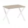 Стол рабочий LOFT VR.L-SRX-1.7 Металл белый Дуб Аттик_226833