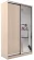 Шкаф-купе Хит-23-12-15 Дуб млечный_97050
