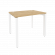 Стол рабочий на П-образном м/к ONIX O.MP-SP-1.7 Тиквуд Светлый/Белый_252059