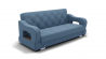 Диван Бруно-2 (ЗР) Цвет фасада: Голубой; Тип: Прямой; Материал фасада: Металл/Велюр_800455