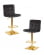 Стул барный DOBRIN GOLDIE (черный велюр (MJ9-101)) 2 шт_3636606