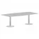 Конференц-стол на 6-8 человек IMAGO ПРГ-4 Белый-белый_229516
