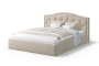 Кровать Стелла 1200*2000 мм, велюр Бренди лайт 03, цвет, кремовый_566592