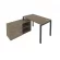 Рабочая станция на П-образном м/к с опорной тумбой левая Metal System Б.РС-СТС-2.2 Л Вяз/Антрацит_241460