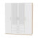 Шкаф распашный R-198х180х60-3-M(ДСС-Белый)_351120