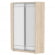 Шкаф-купе YA-230х1250-4(ДСС-Белый-D1D2)_345399