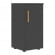 Шкаф-колонка с глухой малой дверью левый Forta FLC 40.1 L Черный графит_289674