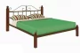 Кровать Диана Lux 1600х2000 Коричневая_133453
