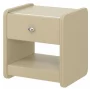 Тумба прикроватная с 1 ящиком №2 Бежевая_200379