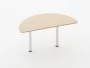 Приставка-полукруг для двух столов Glassy 2.18 Дуб молочный_65919