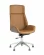 Кресло руководителя TopChairs Crown экокожа Коричневое_266210