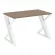 Стол рабочий LOFT VR.L-SRZ-2.7 Металл белый Дуб Аризона_226829