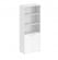 Шкаф высокий четырехдверный со стеклом Sigma SG.811.WH.WH.GL Белый_750088