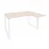 Стол эргономичный правый на О-образном м/к ONIX O.MO-SA-3R Денвер Светлый/Белый_242136
