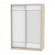 Шкаф-купе B-220х160х60-2(ДСС-Белый-D7D8)_358213