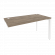 Стол-приставка на П-образном м/к к опорным элементам ONIX O.MP-SPR-3.7 Тиквуд Темный/Белый_252887