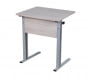 Парта одноместная рост 6 прямые углы Дуб Вотан/Металл Серый_3682575
