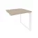 Стол-приставка на О-образном м/к к опорным элементам ONIX O.MO-SPR-0.7 Дуб Аттик/Белый_242194