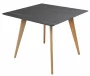 Стол Лунд квадратный 860*860 Мрамор Графит_280251