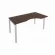 Стол письменный METAL SYSTEM Б.СА-1 Пр Венге/Серый_237417