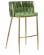 Стул барный DOBRIN EMMA GOLD (зеленый велюр (VF-08))_415600